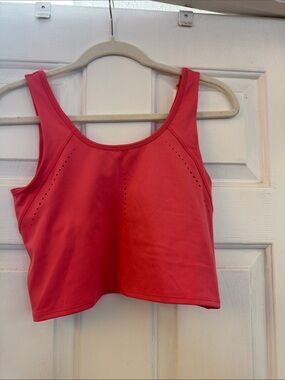 Champion Pink Perforated Crop Tank